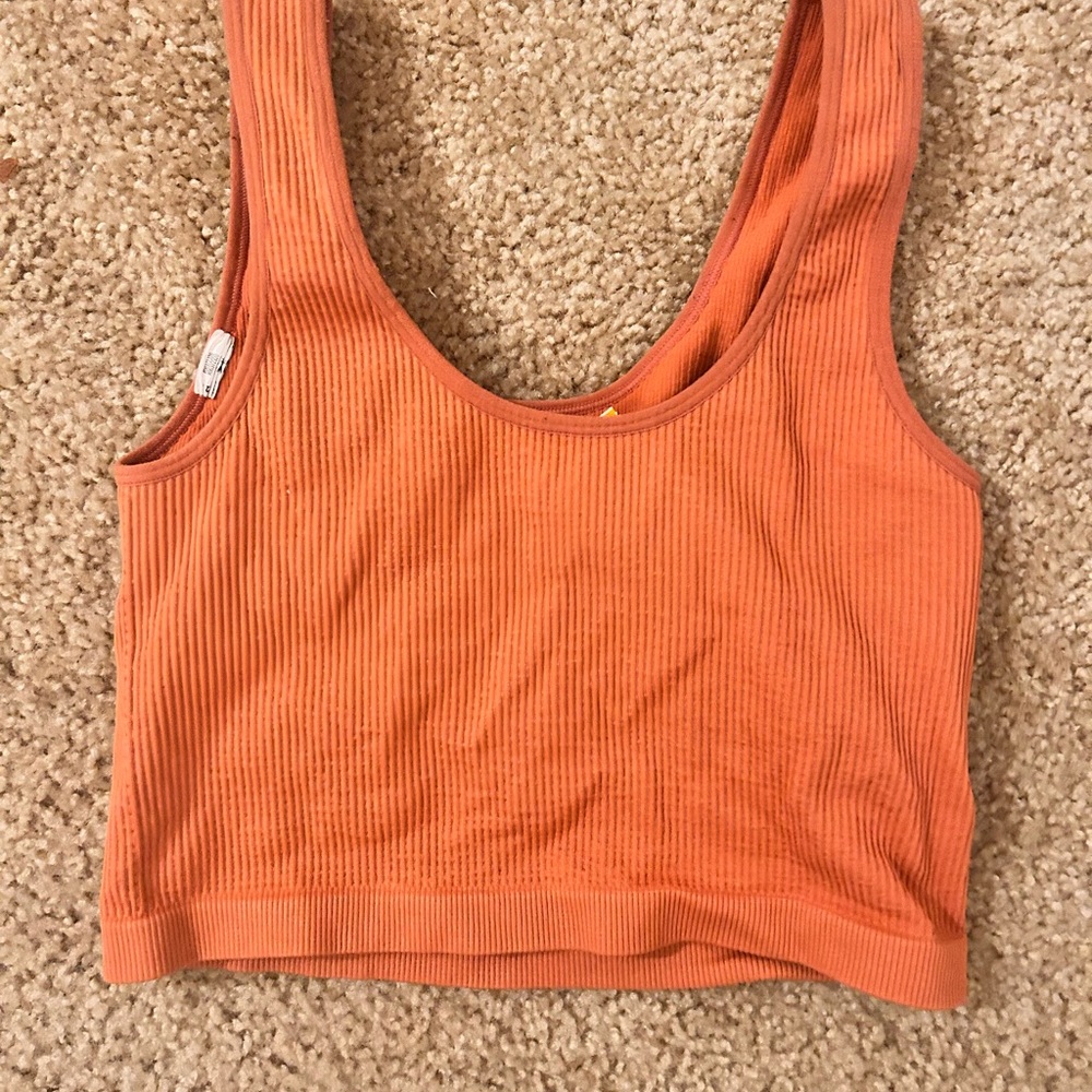 Orange tank top padded